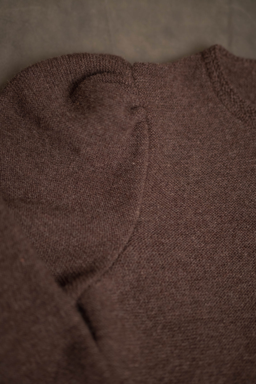 Strickjacke dunkelbraun-rinde