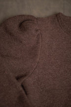 Strickjacke dunkelbraun-rinde