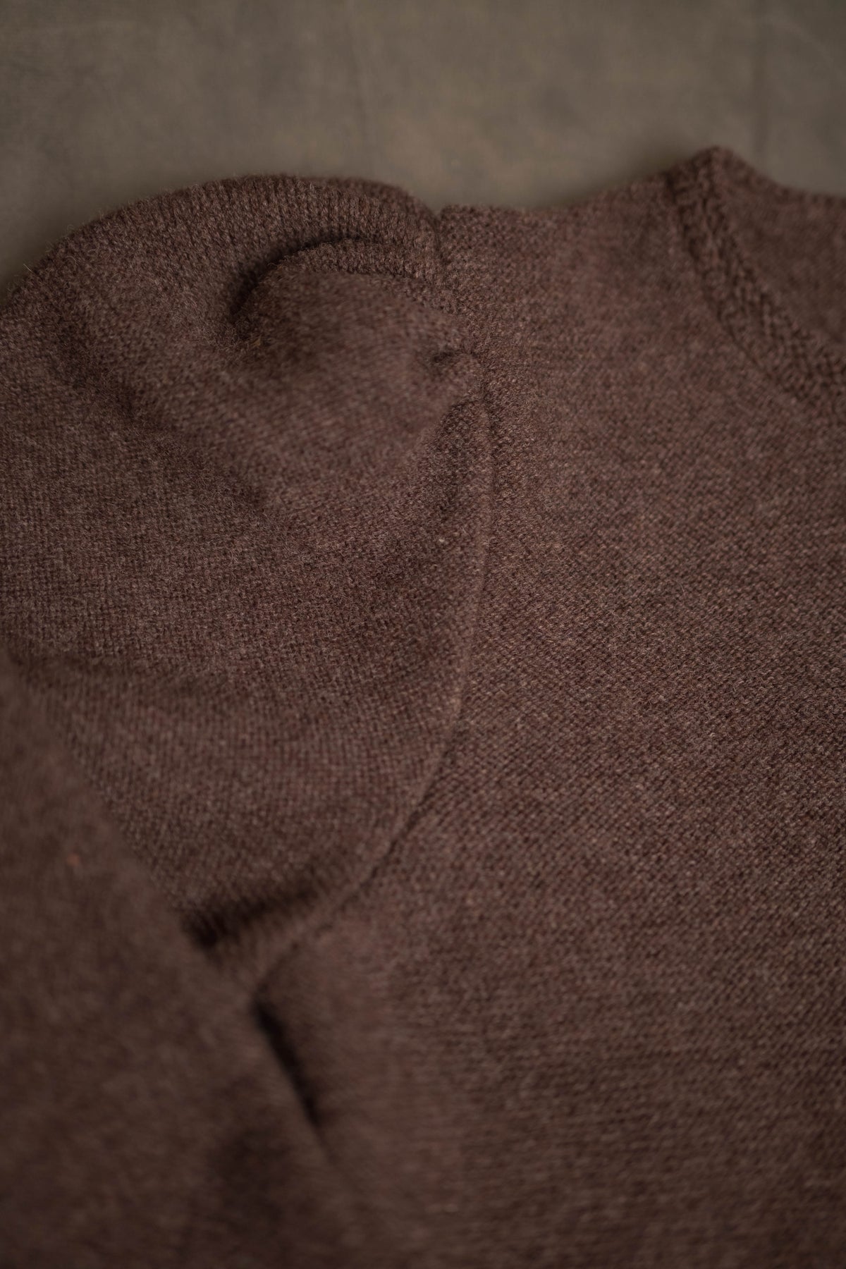 Strickjacke dunkelbraun-rinde