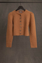Strickjacke camel