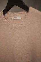 Cashmere-Pullover Cashmere Kurzarm beige