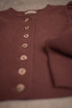 Strickjacke mustang-bordeaux