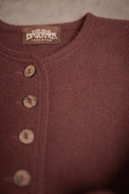 Strickjacke mustang-bordeaux