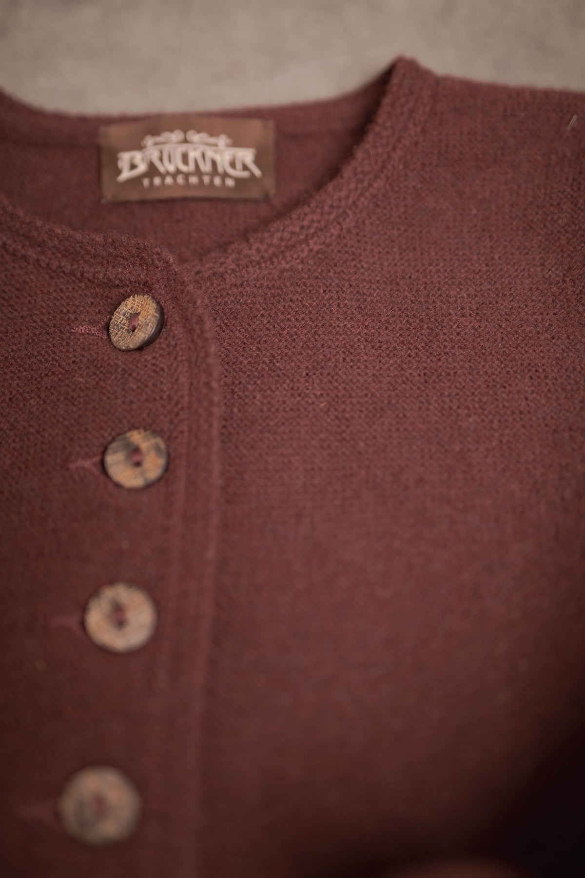 Strickjacke mustang-bordeaux
