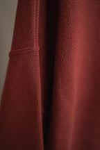 Oversize Strickpullover V-Ausschnitt bordeaux