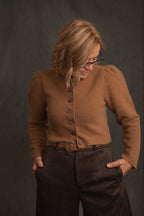 Strickjacke camel