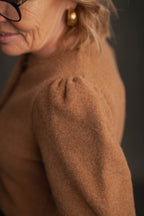Strickjacke camel