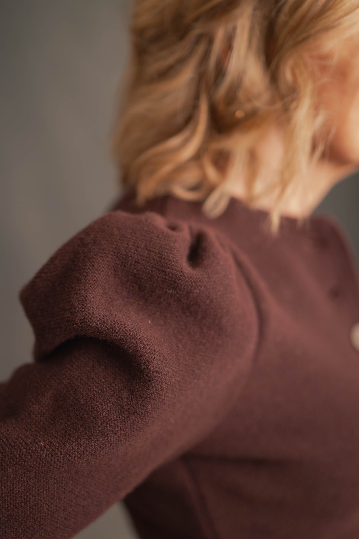 Strickjacke mustang-bordeaux