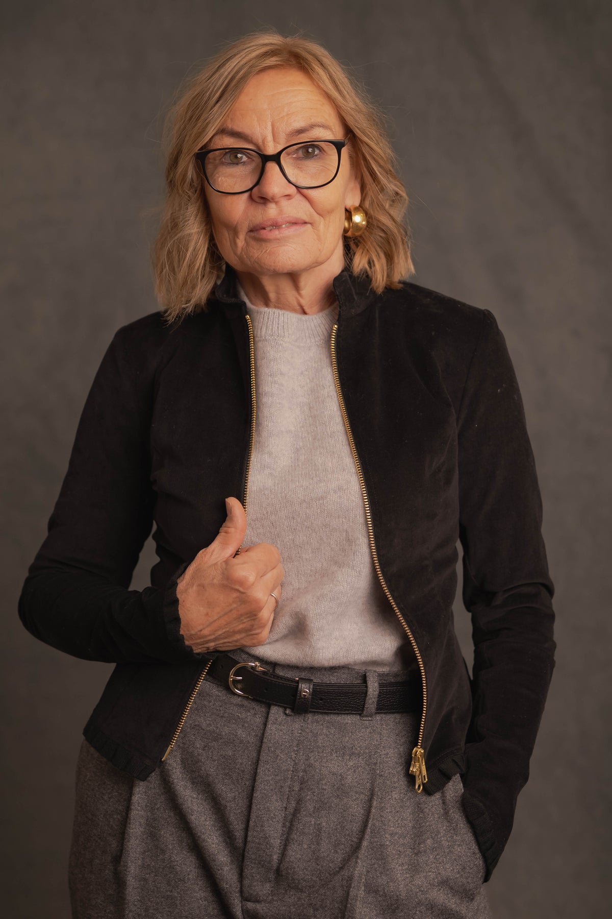 Jacke LENA in Cord schwarz