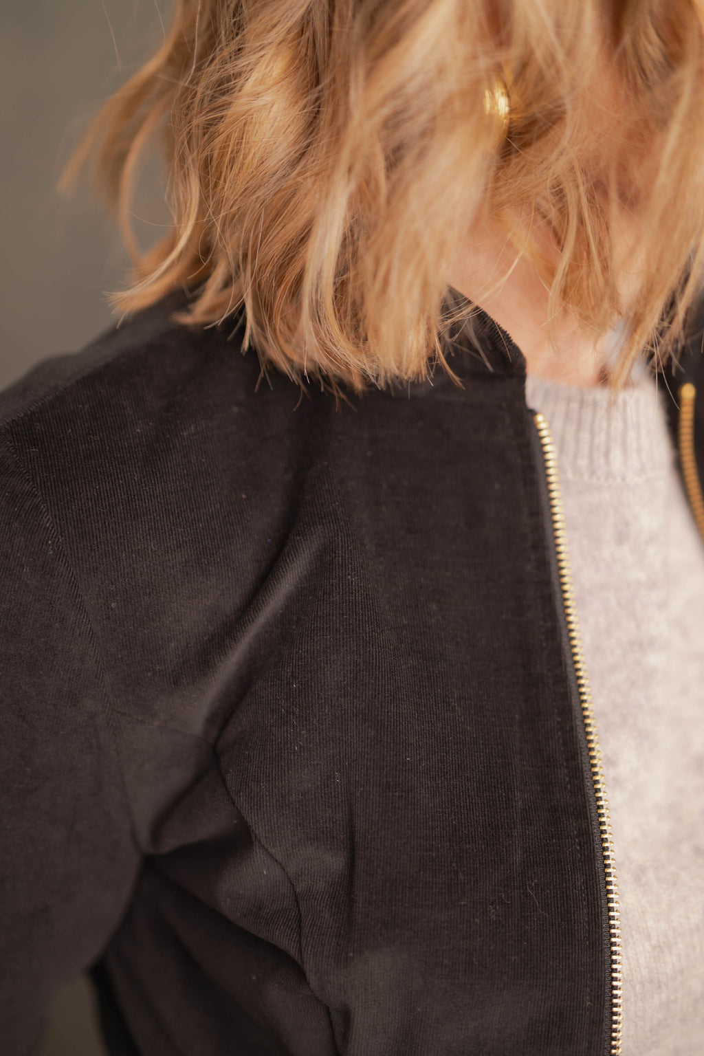 Jacke LENA in Cord schwarz