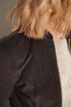 Jacke LENA in Cord schwarz