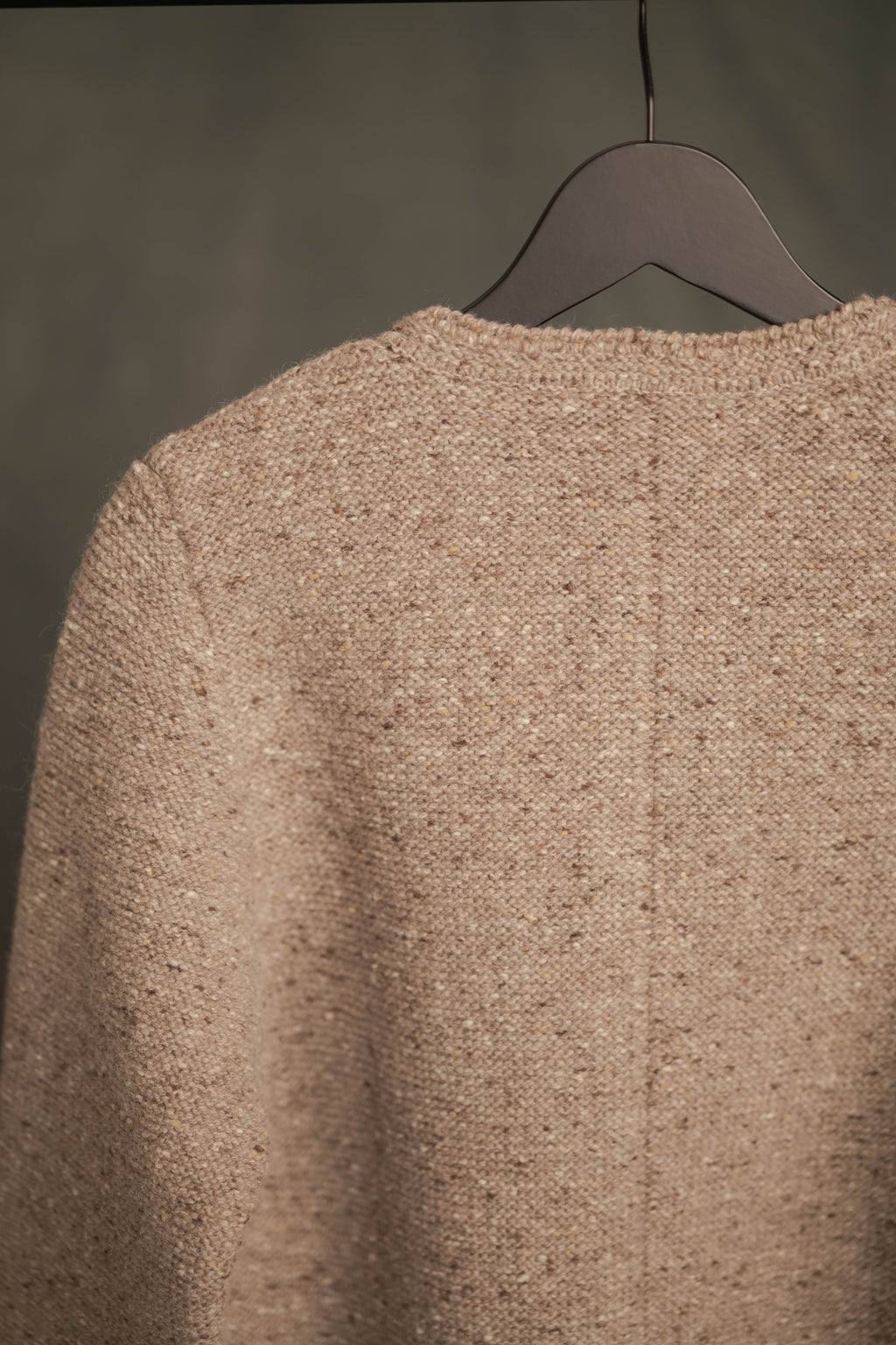 Strickjacke Niklas in beige/braun