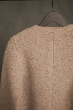 Strickjacke Niklas in beige/braun