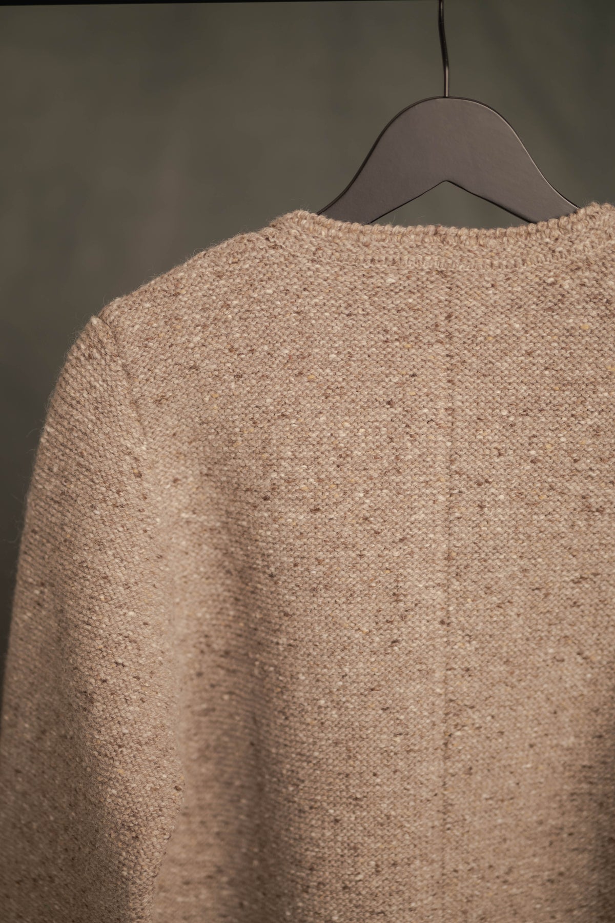 Strickjacke Niklas in beige/braun