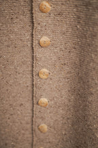 Strickjacke Niklas in beige/braun