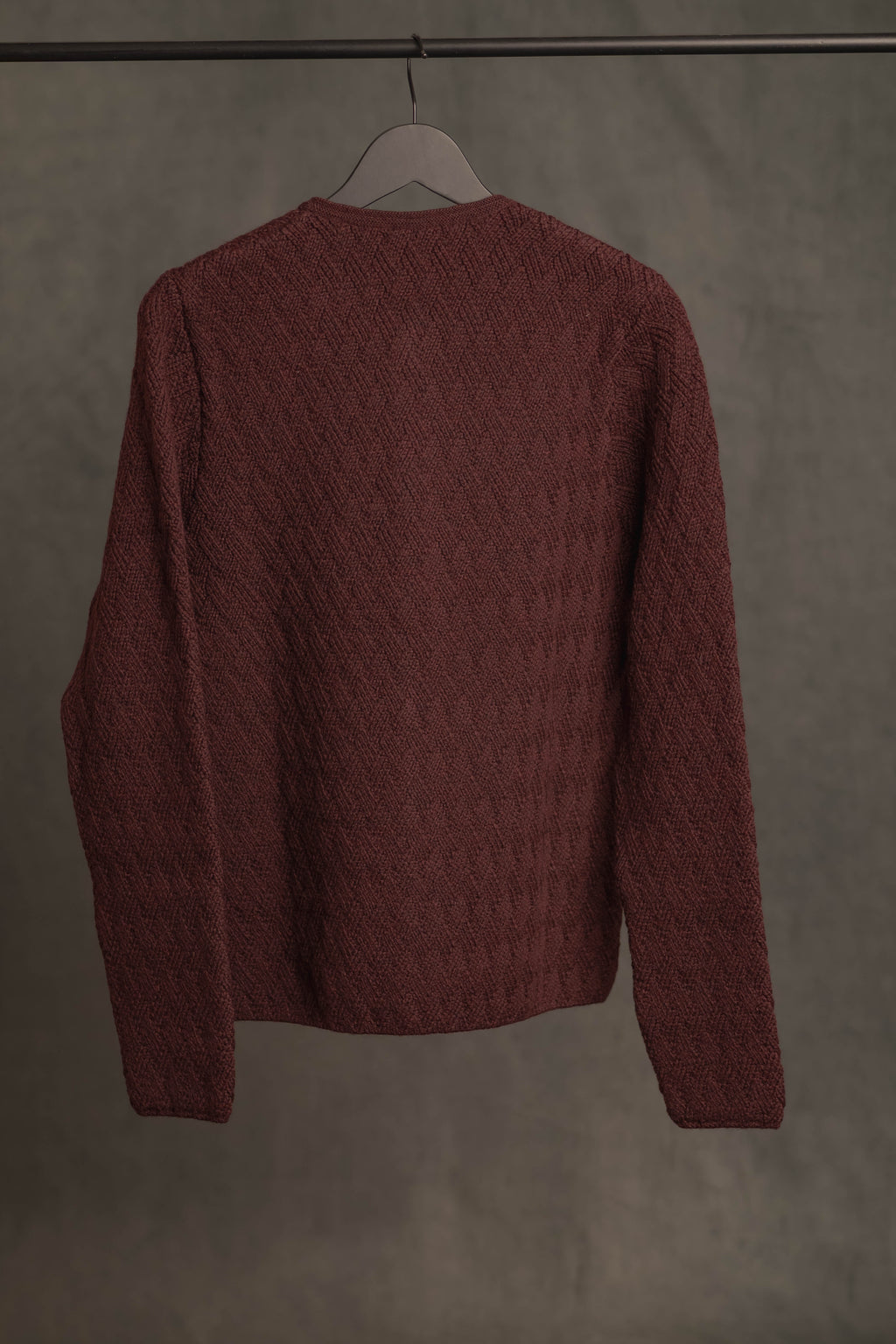 Strickjacke Eustachius feigenrot