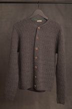 Strickjacke Eustachius asphaltgrau