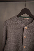 Strickjacke Eustachius asphaltgrau