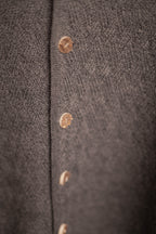 Strickjacke Eustachius asphaltgrau