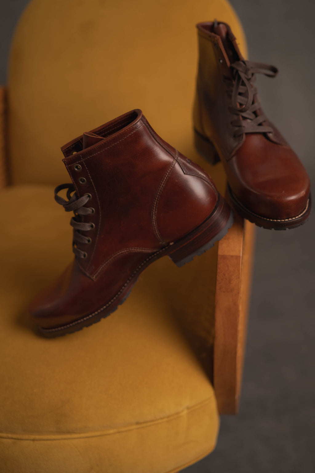Schnürstiefel ZENO in braun