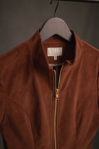 Jacke LENA in Cord kastanienbraun