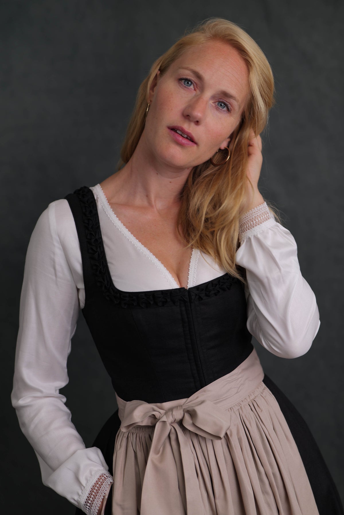 Dirndlbluse Langarm