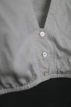 Dirndlbluse Tupfen salbei