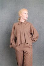 Flanellbluse