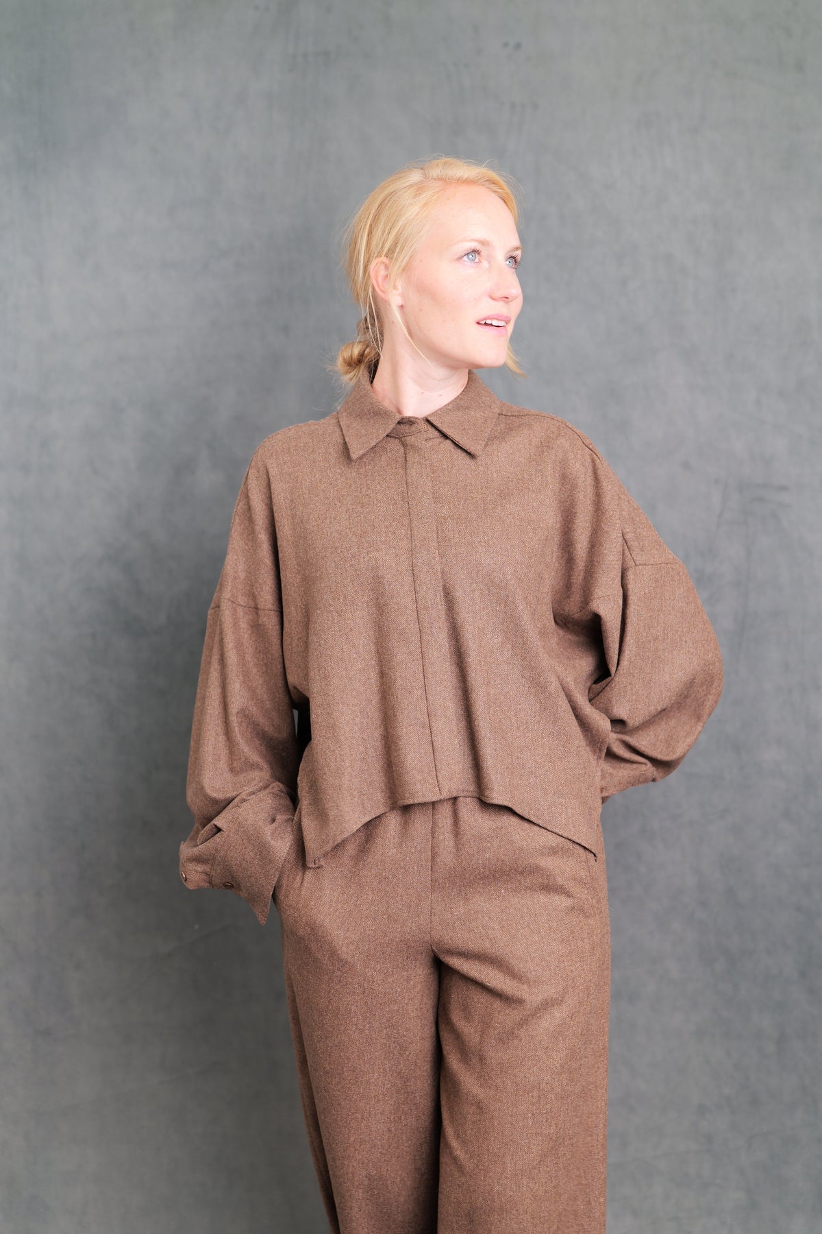 Flanellbluse