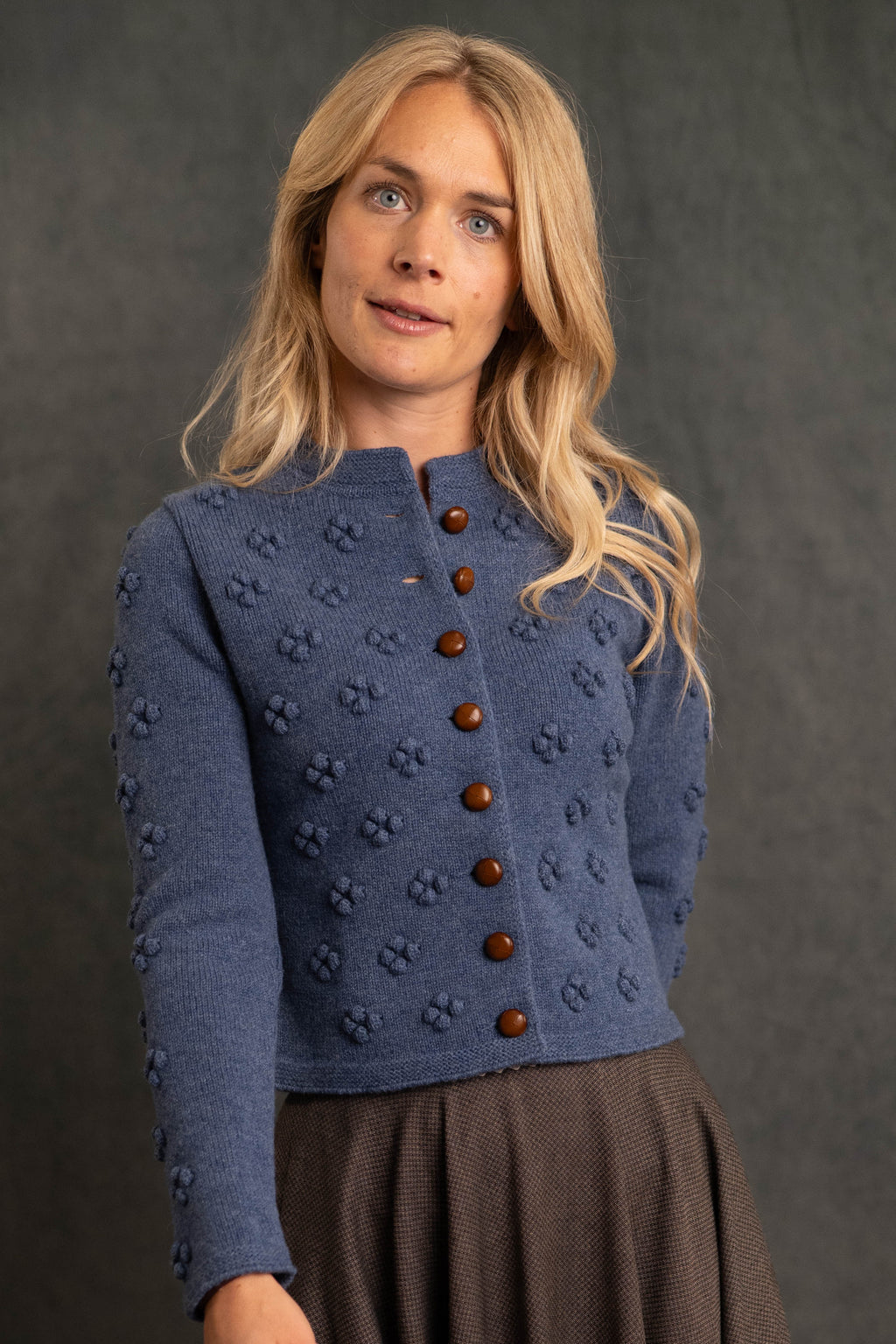 Strickjacke mit Jaquard