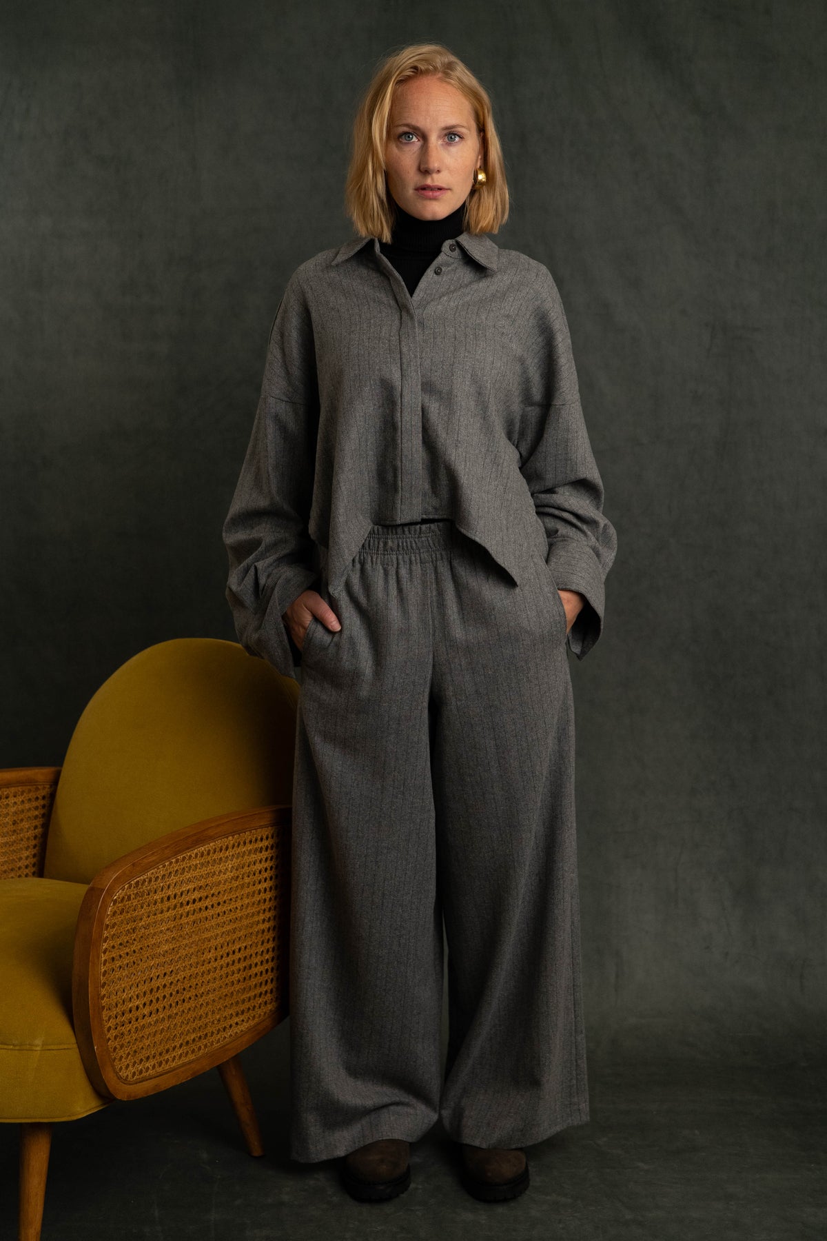 Flanellhose streif