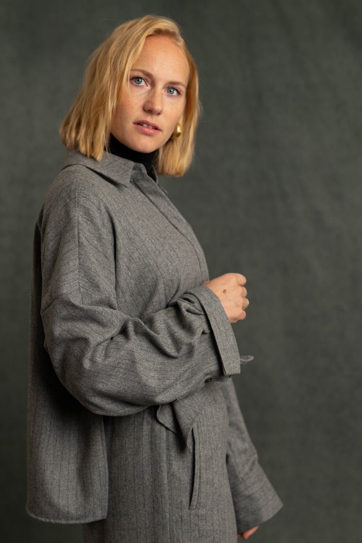 Flanellbluse streif