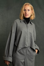 Flanellbluse streif
