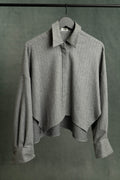 Flanellbluse streif