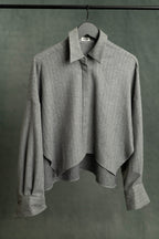 Flanellbluse streif
