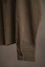 Hemdbluse Cord grün