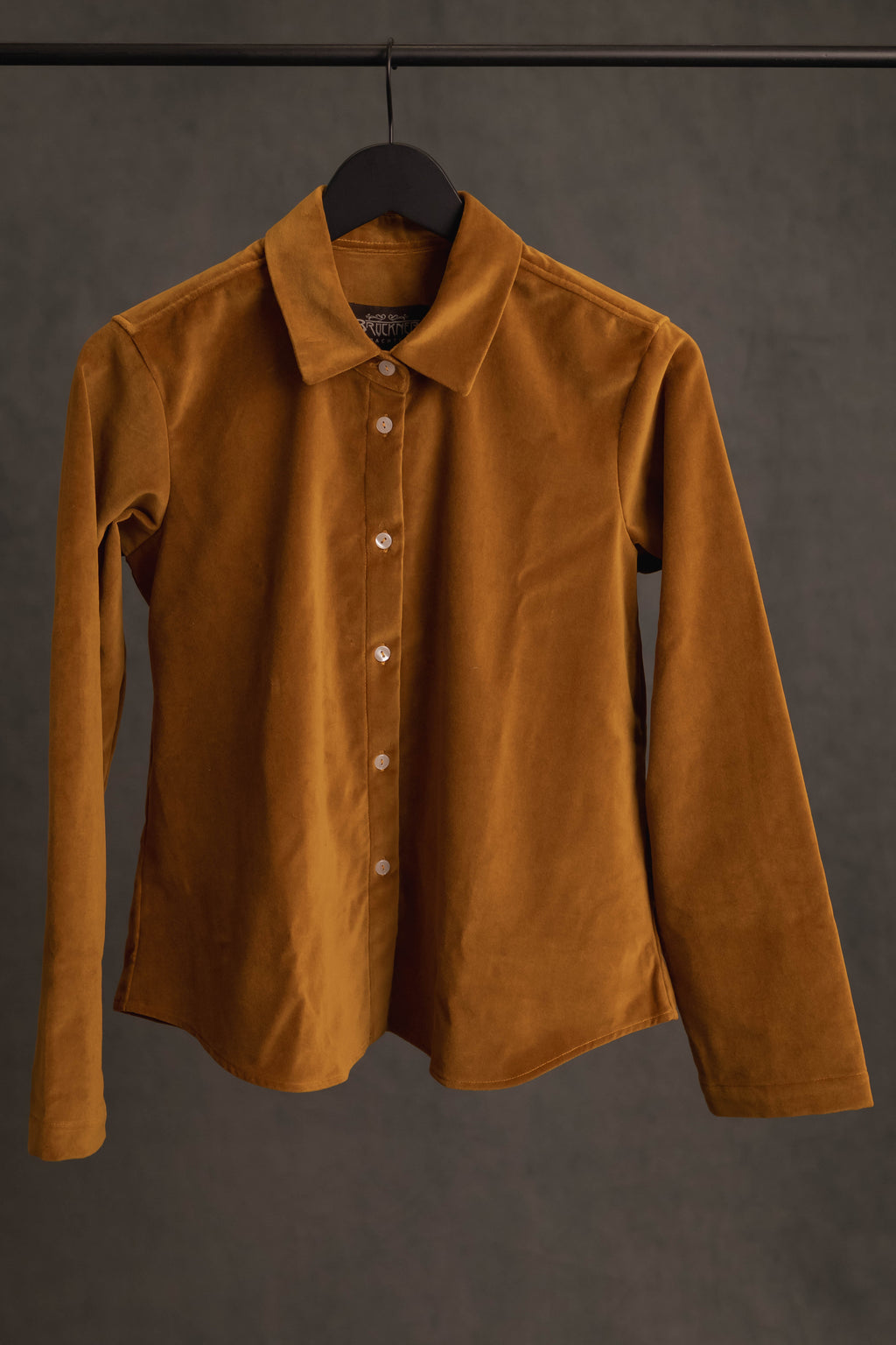 Samtbluse gold-gelb