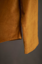 Samtbluse gold-gelb