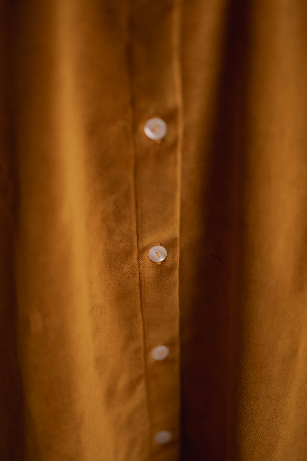 Samtbluse gold-gelb