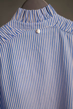 Streifenbluse blau/weiß