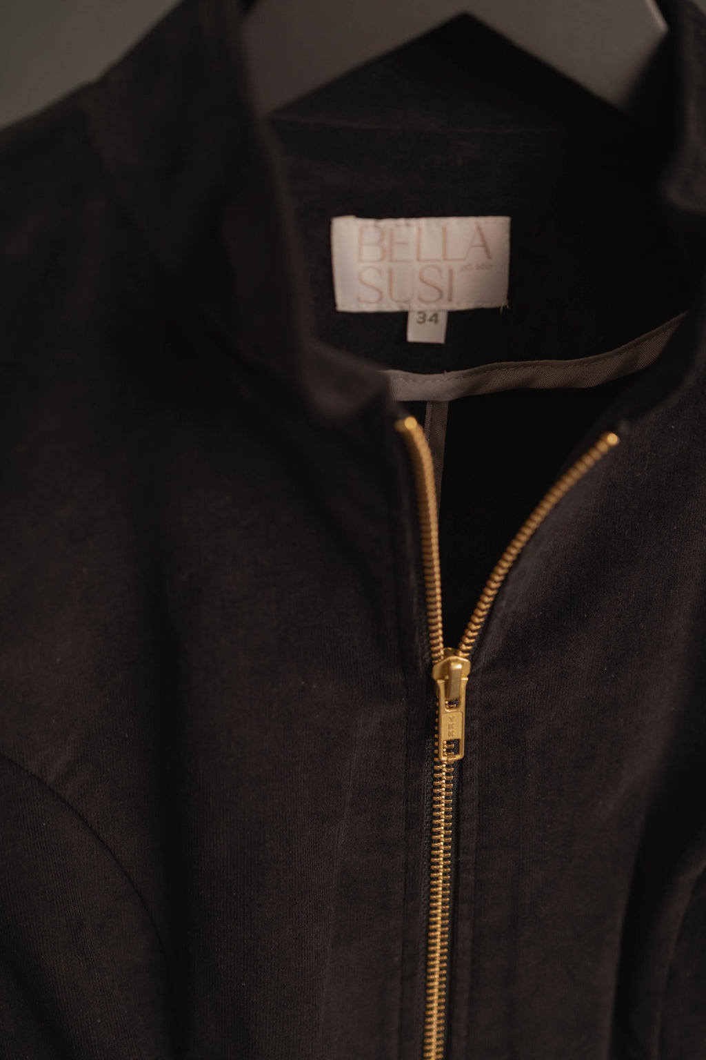 Jacke LENA in Cord schwarz